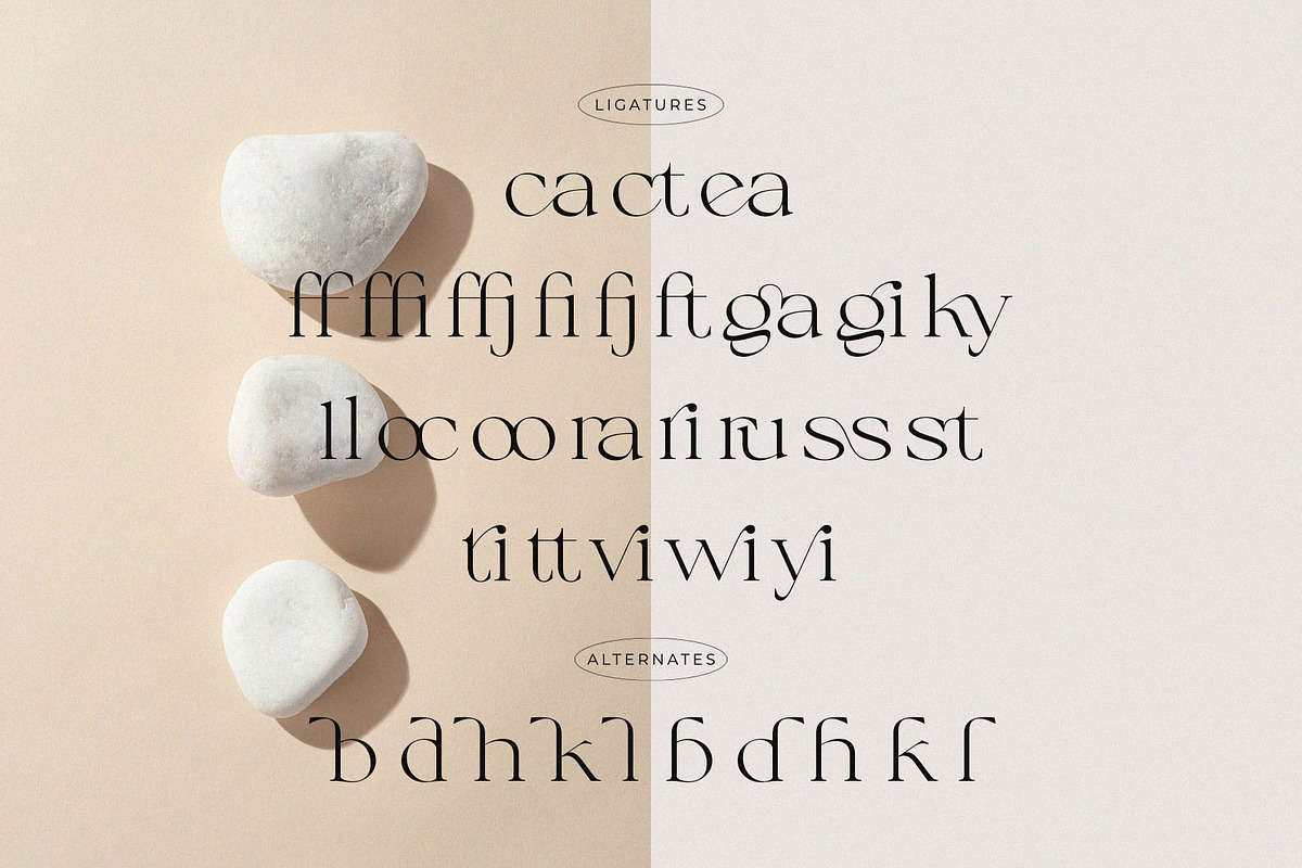 Calliga // Stylish Ligature Serif, a Serif Font by BrandSemut (Photo 9 of 10)