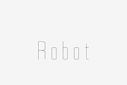 Robot, a Sans Serif Font by Truestroke Type Foundry (Thumbnail 1 of 4)