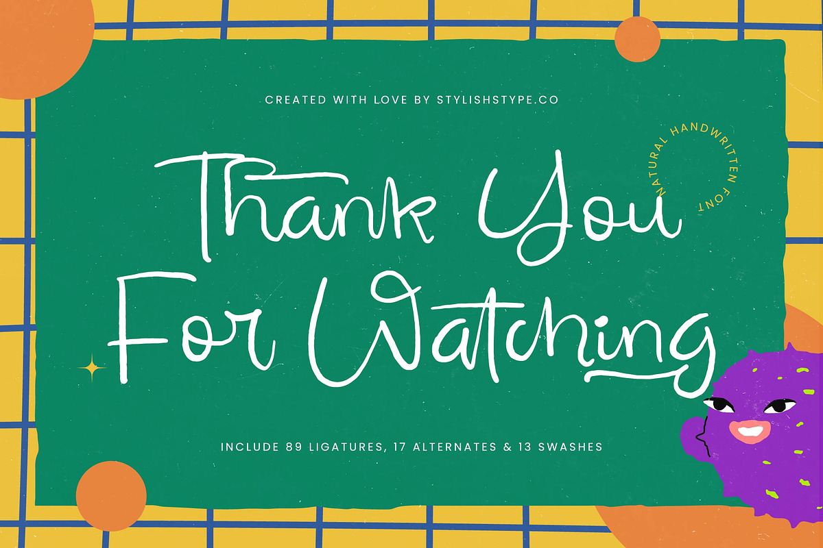 Animated Playful Natural Handwritten, a Script Font by stylishtype.co (Photo 20 of 20)