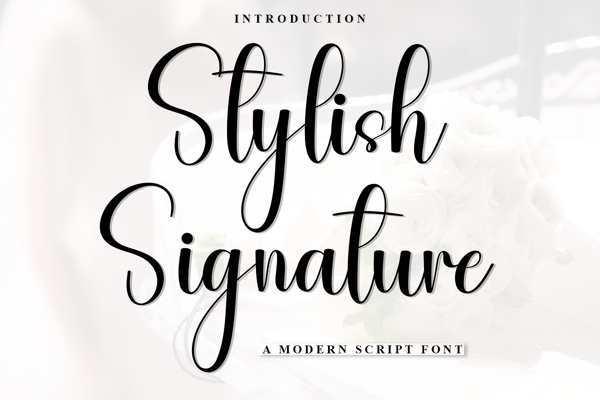 Stylish Signature, a Handwritten Font by FreshTypeINK (Photo 1 of 8)