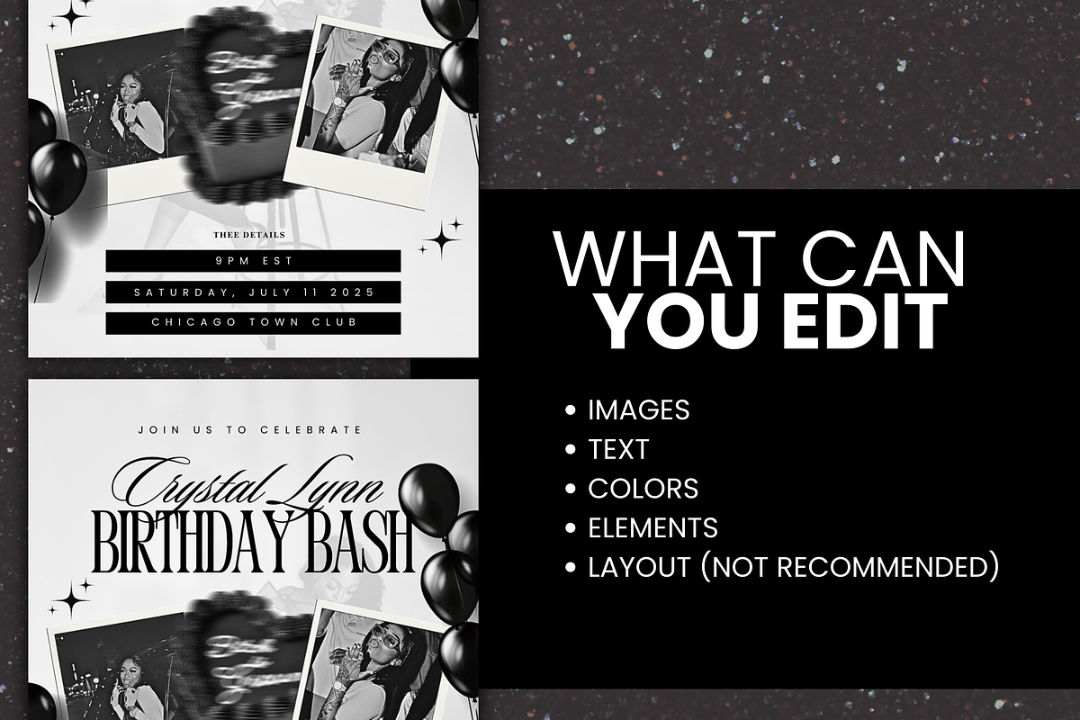 Canva Birthday Celebration Flyer, a Social Media Template by Lux Logo Studios (Photo 7 of 9)