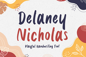 Delaney Nicholas - Cute Handwritten