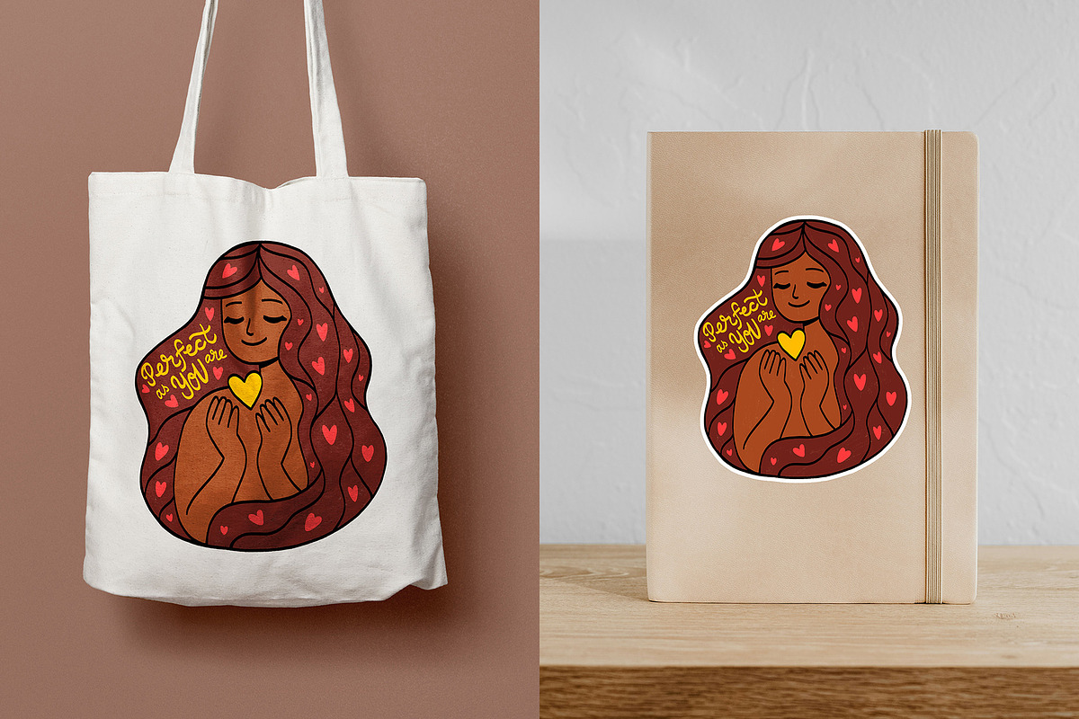 Self Love Feminine Collection, a Person Illustration by Greywitch_Lola (Photo 11 of 12)