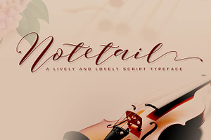 Notetail Script Typeface