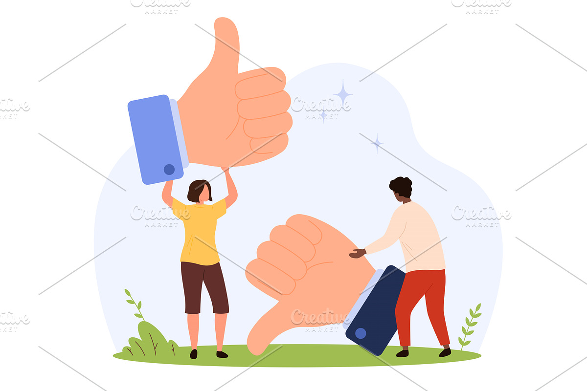 Showing Positive & Negative design, an Object Illustration by Flashvector