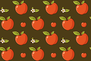 Red Apples Vector Pattern, a Pattern Graphic by Laimmilka (Thumbnail 3 of 3)