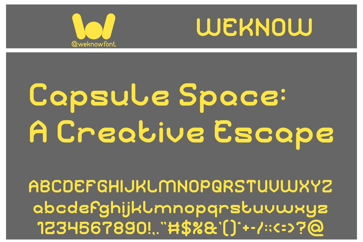 Future Mind font, a Font by weknow (Photo 3 of 8)