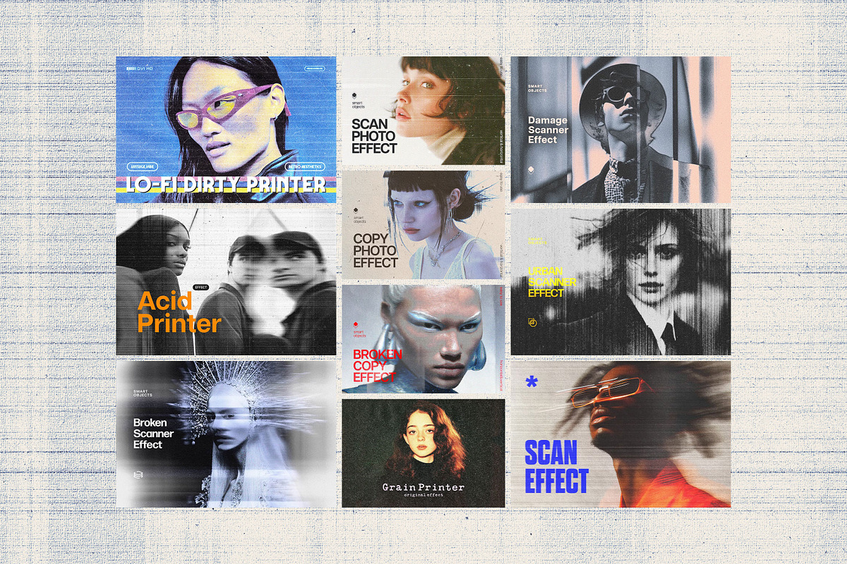 20-in-1 Xerox & Toner Effects Bundle, a Layer Style Add-On by pixelbuddha.net (Photo 3 of 23)