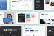 Bizzy Powerpoint Template Design, a Presentation Template by Pixel_Vision_Store (Thumbnail 1 of 4)