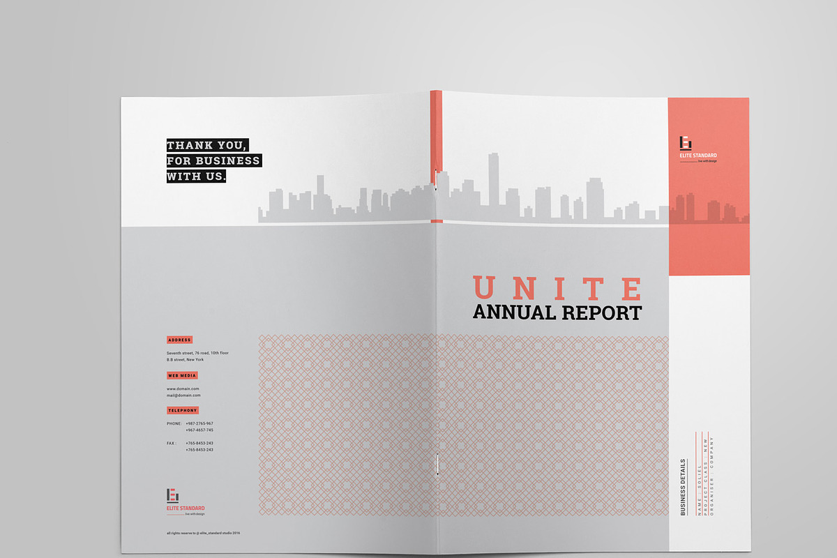 Unite Annual Report, a Brochure Template by Elite_Standard (Photo 15 of 15)