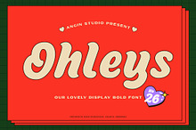 Ohleys Lovely Bold Font