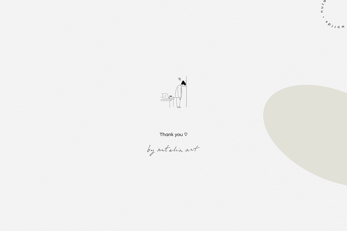 Office Workday Stories | Vector Pack, a Person Illustration by Nutalin Art (Photo 12 of 12)