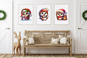 *Cute Christmas hedgehog. T-Shirt, an Animal Illustration by KENO Mascots (Thumbnail 6 of 8)
