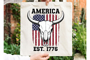 Vintage Patriotic 4th July PNG, an Illustration by Designking (Thumbnail 1 of 6)