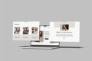 Laptop Screen Website Mockup, a Device Mockup by Bangdastudio (Thumbnail 8 of 10)