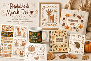 Cozy Fall Clipart Bundle, a Seasonal Illustration by Anna Studio (Thumbnail 8 of 13)