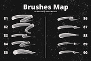 101 Photoshop Paint Stroke Brushes, a Brush Add-On by Graphicfresh (Thumbnail 12 of 14)