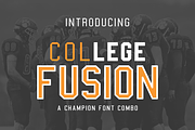 College Fusion Font Combo, a Sans Serif Font by GlitzyGrapix (Thumbnail 1 of 12)
