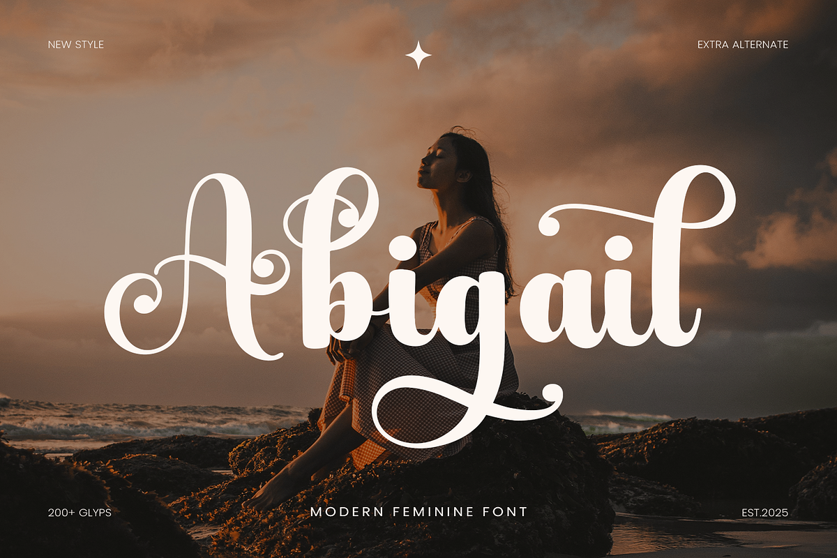 Abigail, a Handwritten Font by Mozatype (Photo 1 of 10)