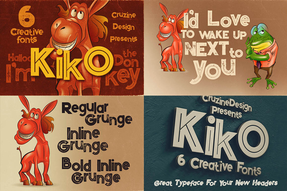 SALE 49 Display Fonts for $12, a Font by Cruzine (Photo 9 of 10)