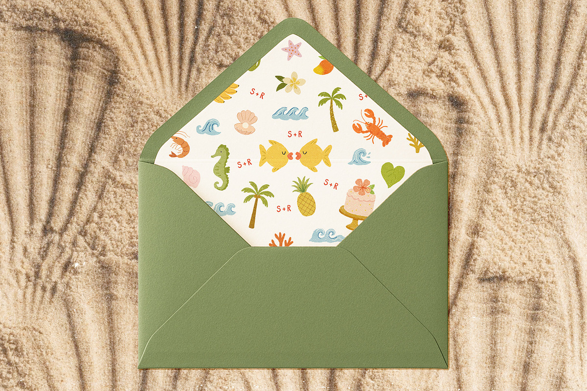 Summer Whimsical Hand Drawn Wedding, an Object Graphic by Ayya Studio (Photo 12 of 14)