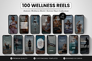 Wellness Instagram Reels Templates, a Social Media Template by DigiPax (Thumbnail 1 of 11)