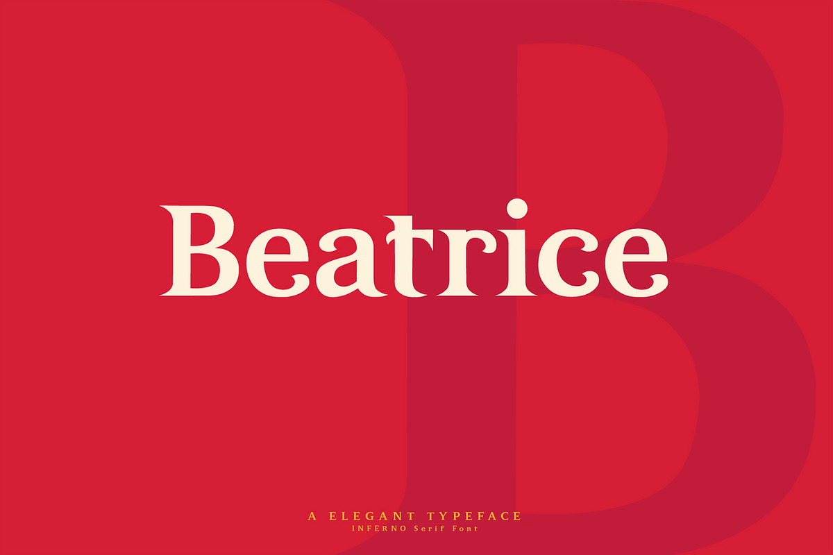 INFERNO Serif font, a Serif Font by Artistic & Unique (Photo 12 of 17)