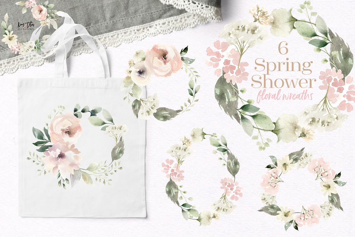 Spring Shower Wardrobe Collection, an Illustration by Kim Thoa Designs (Photo 7 of 10)