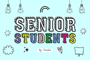 Teacher Day - Kids Display Font, a Slab Serif Font by KiddoGlyphs Studio (Thumbnail 3 of 3)