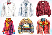 Back To School Uniform Clipart PNG, a Seasonal Illustration by Canvas Craft (Thumbnail 2 of 3)