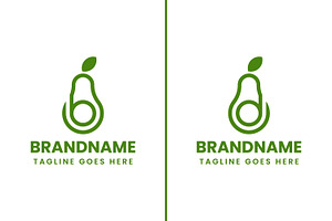 Letter B and D Avocado Logo, a Branding & Logo Template by Pray Art Design Studio
