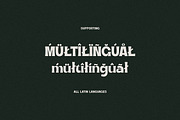 Tirayuna Bold Retro Serif, a Serif Font by Cruzine (Thumbnail 9 of 10)