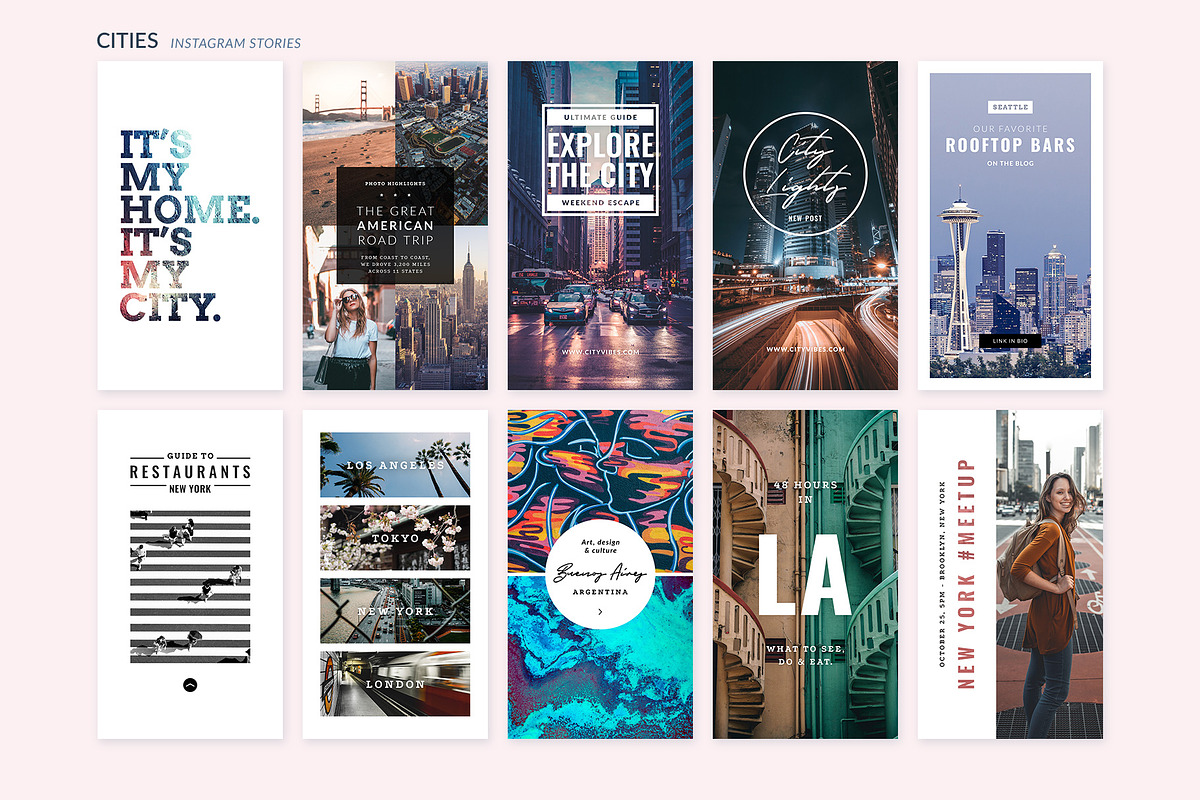 CANVA & PS Complete Instagram Bundle, a Social Media Template by Poego Social (Photo 14 of 52)
