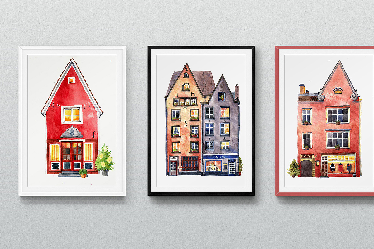 Old town, an Illustration by tony_funart (Photo 5 of 9)