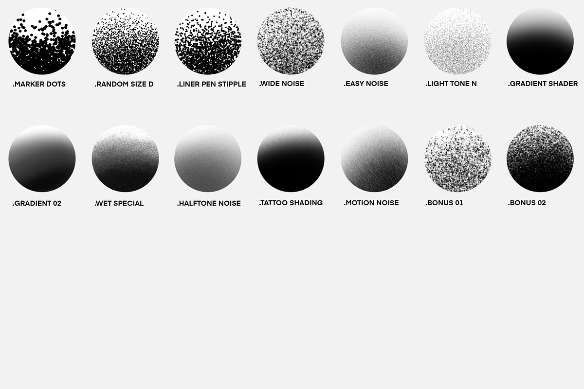 Stipple Brushes For Procreate, a Brush Add-On by Nuclear Brushes (Photo 10 of 10)