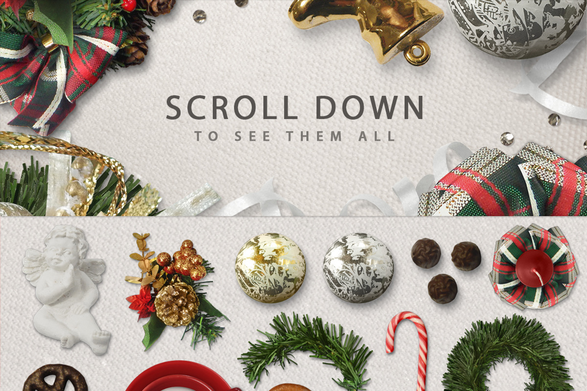 Sweet Holidays Scene Creator!, a Product Mockup by Pink Coffie (Photo 3 of 5)