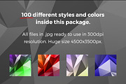 Geometric Triangle Backgrounds 100+, a Texture Graphic by Design Bits (Thumbnail 2 of 6)
