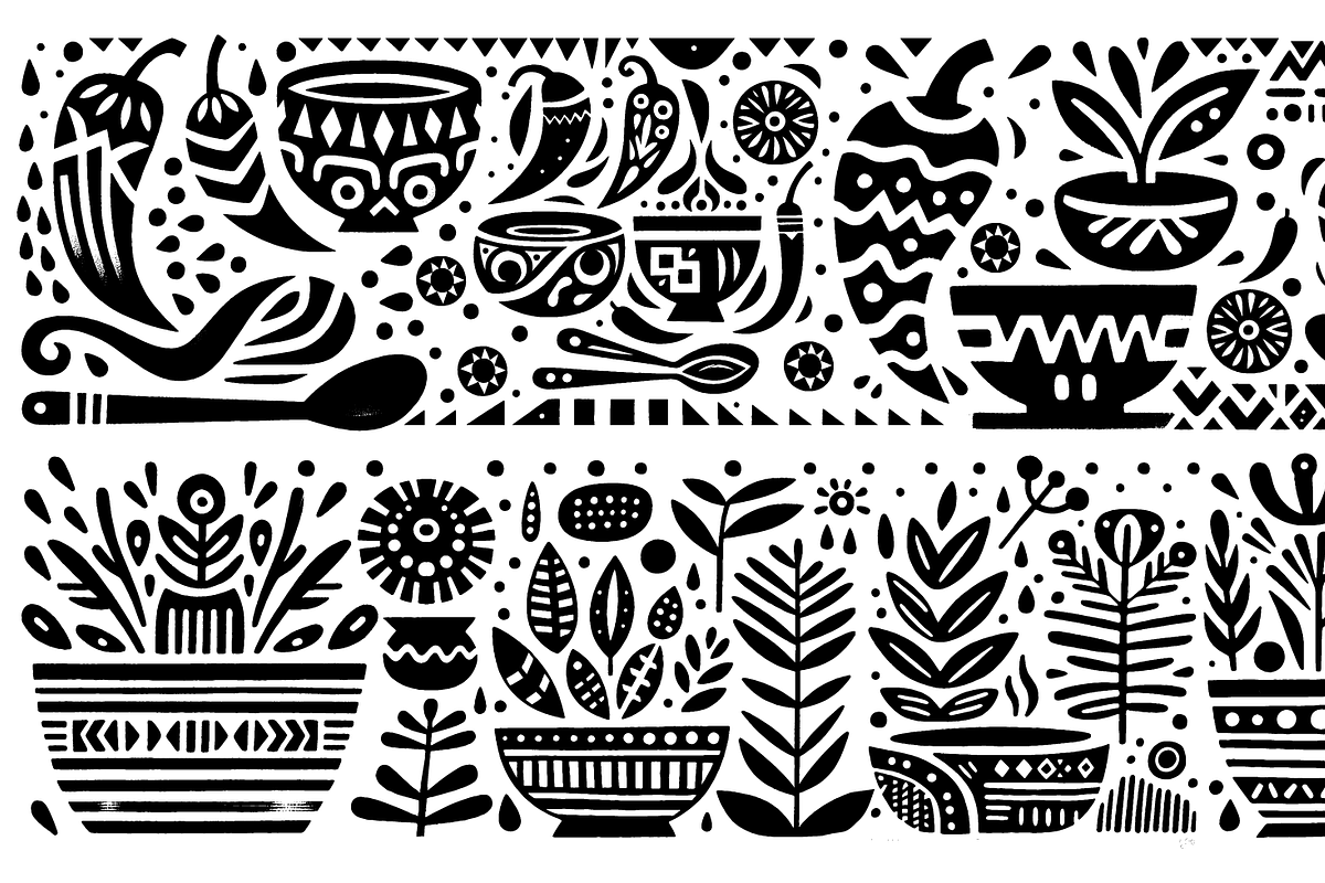 Vintage Culture Dance Folk Art, a Decorative Illustration by devastd (Photo 25 of 28)