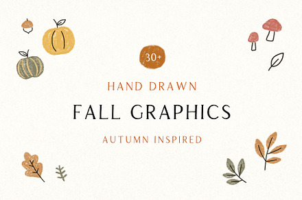 Hand Drawn Fall Autumn Graphics