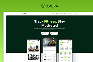 Apura: Mobile App Webflow Template, a Landing Page Template by Flow Samurai Templates