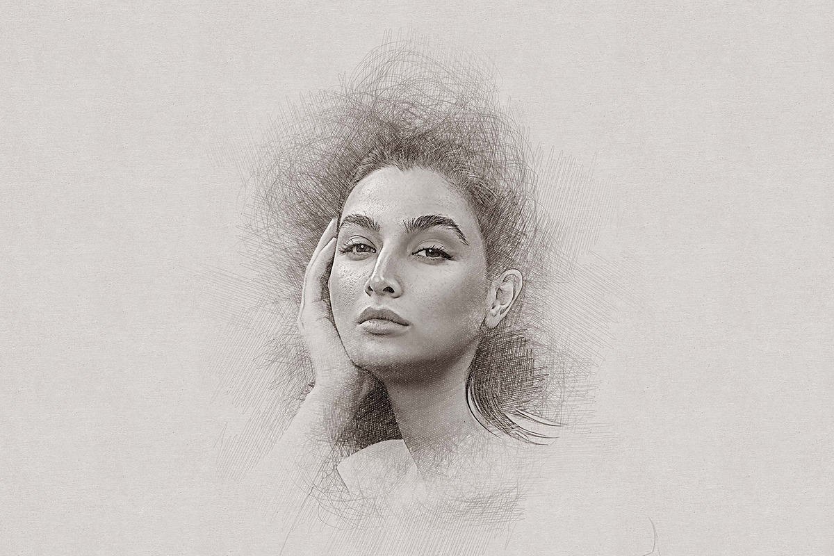 Sketch Art Editable Photo Effect, an Action Add-On by Photoshop Action (Photo 15 of 16)