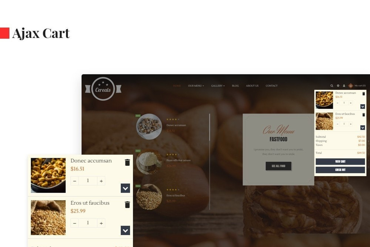 Leo Cereal Responsive Prestashop, a Bootstrap Template by LeoTheme (Photo 2 of 7)