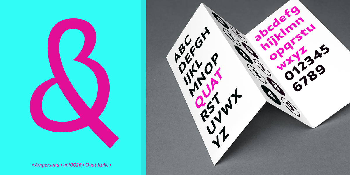 Quat, a Sans Serif Font by Ani Dimitrova (Photo 3 of 15)