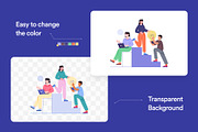 Business Flat Illustrations Bundle, a Finance Illustration by Brickclay (Thumbnail 4 of 13)