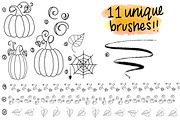 Procreate Halloween Brush Pack, a Brush Add-On by Nicole Dawn Design (Thumbnail 4 of 4)