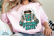 Retro Staying Alive Png, a Seasonal Illustration by Daily.Designs (Thumbnail 3 of 5)
