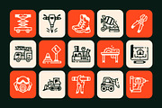 Animated Construction Icon, a Solid Icon by Vectors Market (Thumbnail 3 of 5)