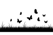 Floral Grass Border Silhouette Bundl, an Illustration by Amazin_art (Thumbnail 28 of 51)