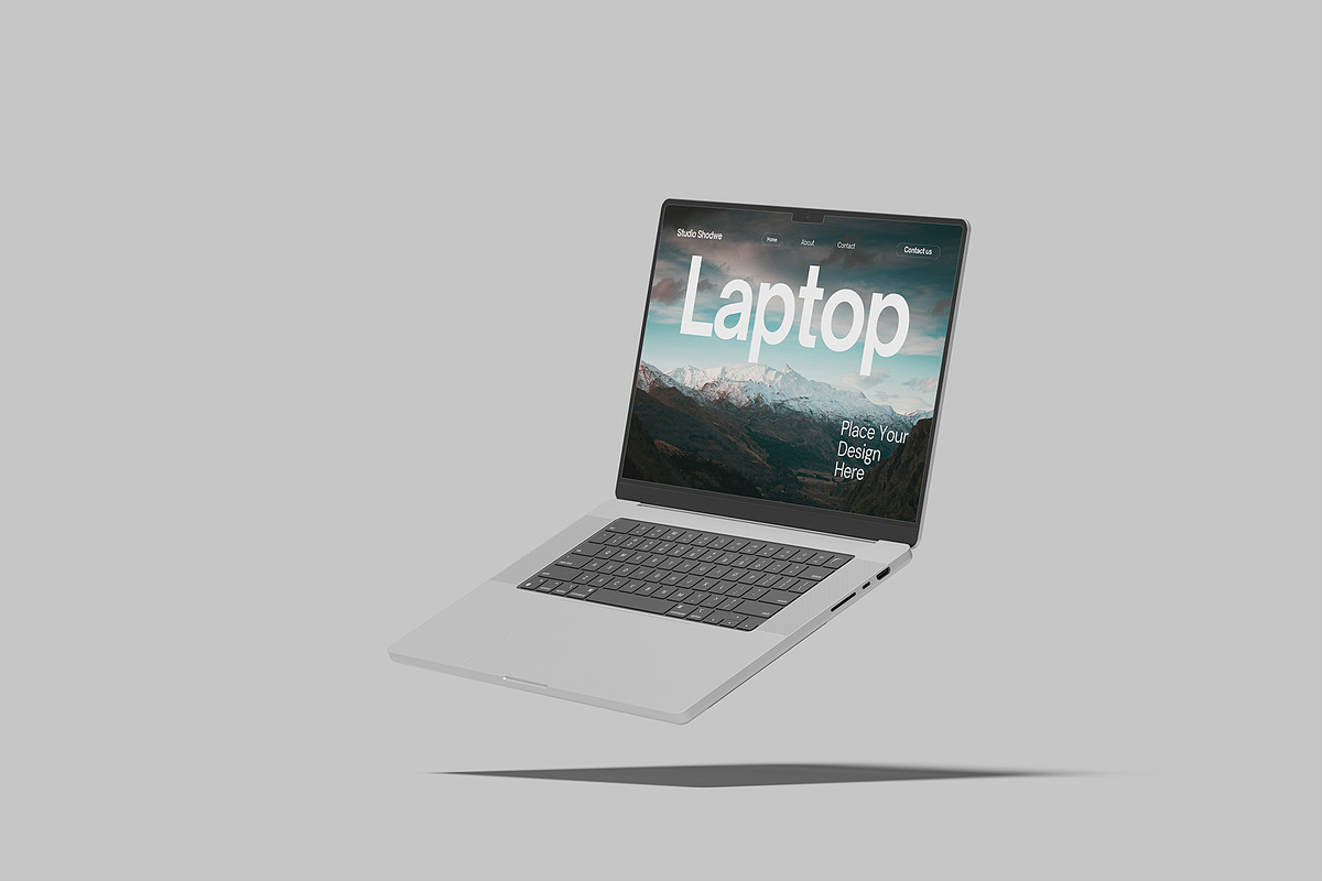 Laptop Mockup, a Mac Mockup by rizalamora (Photo 13 of 13)