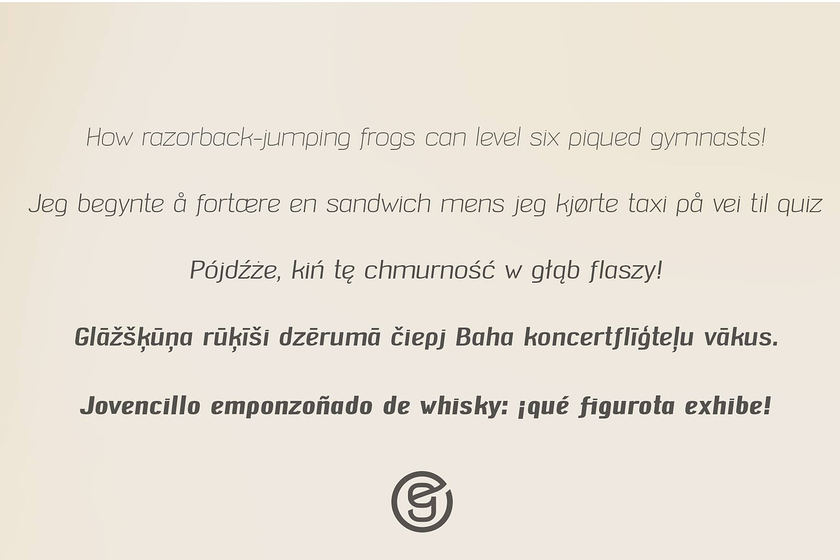 Argo Nova - Sans Serif Font preview 4